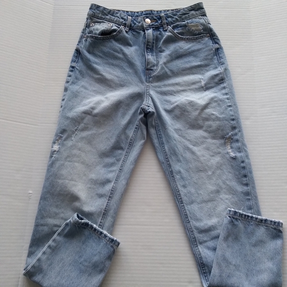 Vero Moda distressed high rise relaxed fit jeans - Picture 2 of 13